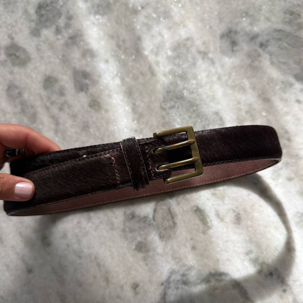 Chocolate hide belt sz 30
